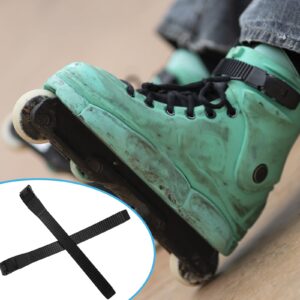 LIOOBO 2 Set Replacement Inline Skate Strap Skating Shoes Energy Strap Skate Strap Buckles Screws for Men Women Kids