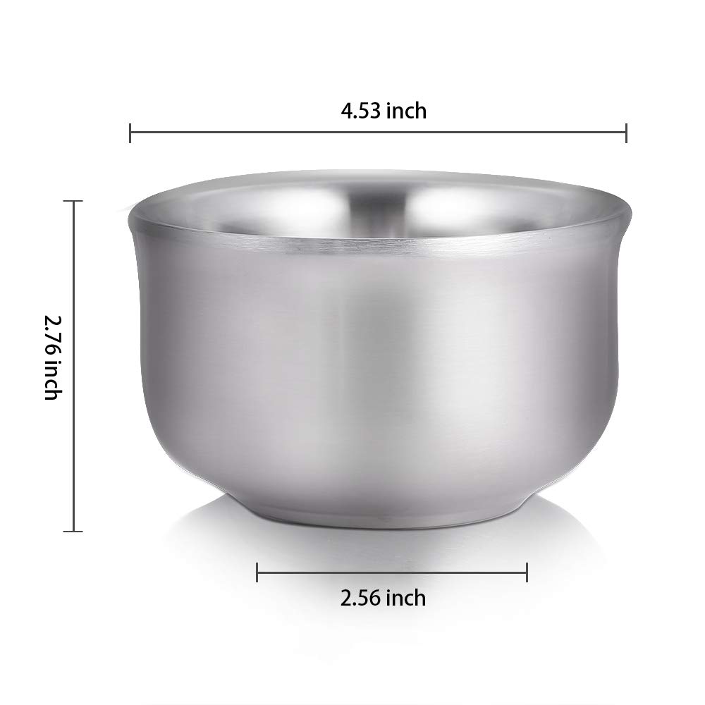 Cumberbatch Stainless Steel Shaving Bowl For Men, Men's Shaving Soap Bowl