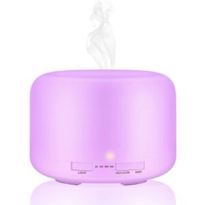 ultrasonic cool mist humidifier,portable small humidifiers for bedroom home office travel kids baby room,aroma essential oil diffuser 7 color night light with high low mist output,timer,auto shut off