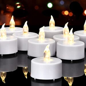 battery operated tea light candles:150 pack flameless led realistic flickering candles 200+ hours electric fake candle in warm white ideal for party, wedding, birthday, gifts and home decoration