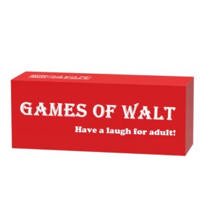 Badzjokes Cards Games of Walt Edition - Have a Laugh for Adult! New Party Game for Friends.