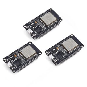 teyleten robot esp32s esp32 esp-wroom-32 development board 2.4ghz dual-core wifi +bluetooth 2 function microcontroller for arduino (esp32 30p, 3pcs)