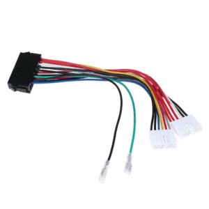 20P ATX to 2 Port 6Pin at PSU Converter Power Cable for Computer 286 386 486