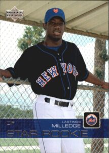 2003 upper deck prospect premieres #43 lastings milledge nm-mt rc rookie mets