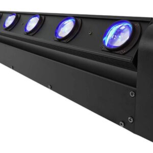 Rockville MOTIONSTRIP Motorized Moving Head RGBW Color Strip Wash/Beam Light Bar