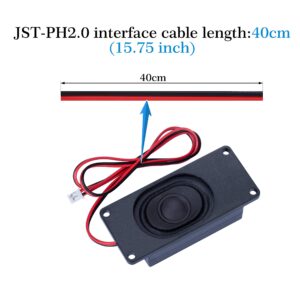 CQRobot Speaker 3 Watt 4 Ohm Compatible with Arduino Motherboard, JST-PH2.0 Interface. It is Ideal for a Variety of Small Electronic Projects.