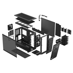 Fractal Design Meshify 2 Gray ATX Flexible Light Tinted Tempered Glass Window Mid Tower Computer Case