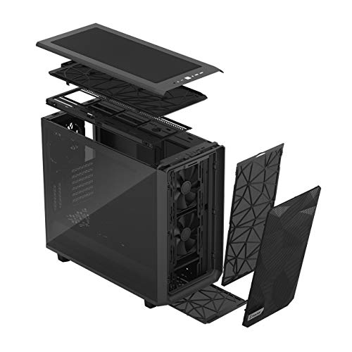 Fractal Design Meshify 2 Gray ATX Flexible Light Tinted Tempered Glass Window Mid Tower Computer Case