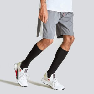 WANDER 6 Pairs Men's Athletic Run Cushion Over-the-Calf Tube Socks (6 pairs Red, L:Shoe Size:9-12)