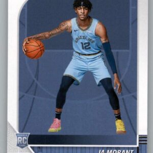 2019-20 Panini Hoops #259 Ja Morant Memphis Grizzlies RC Rookie NBA Basketball Trading Card