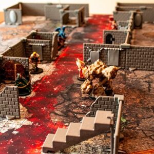 Dirt Cheap Dungeons Modular Dungeon System - Squire Set TT RPG Terrain Building for Dungeons & Dragons, Pathfinder, War Gaming, and More!