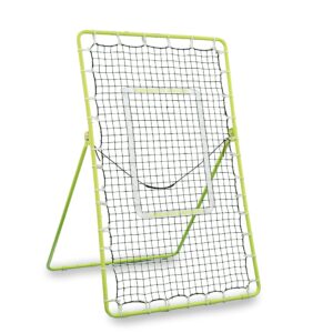 Rukket Tennis Practice Rebounder Net, 4x6 Rebound Wall for Tennis & Racquet Sports Ball, Portable Backboard for Indoor & Outdoor Training