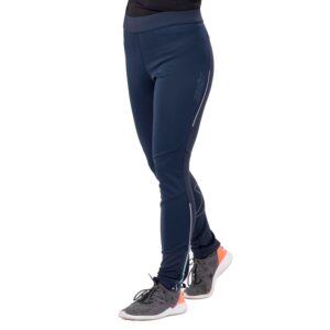 swix women's standard lightweight delda light winter tight, dark navy, medium