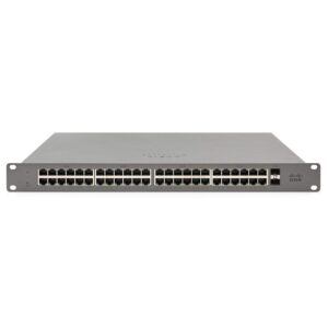 meraki go by cisco | 48 port poe network switch | cloud managed | power over ethernet | [gs110-48p-hw-us]