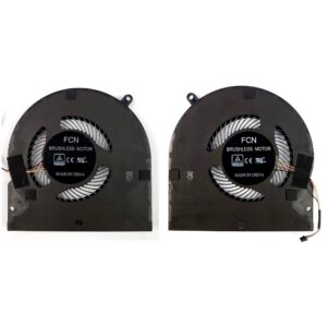 cpu & gpu cooling fan replacement for razer blade 15 advanced (2018-2021) 15.6" rz09 rz09-02385e92 rz09-02386e91 rz09-0288 rz09-0301 rz09-0330 dfs2001053e0t dfs551205wq0t