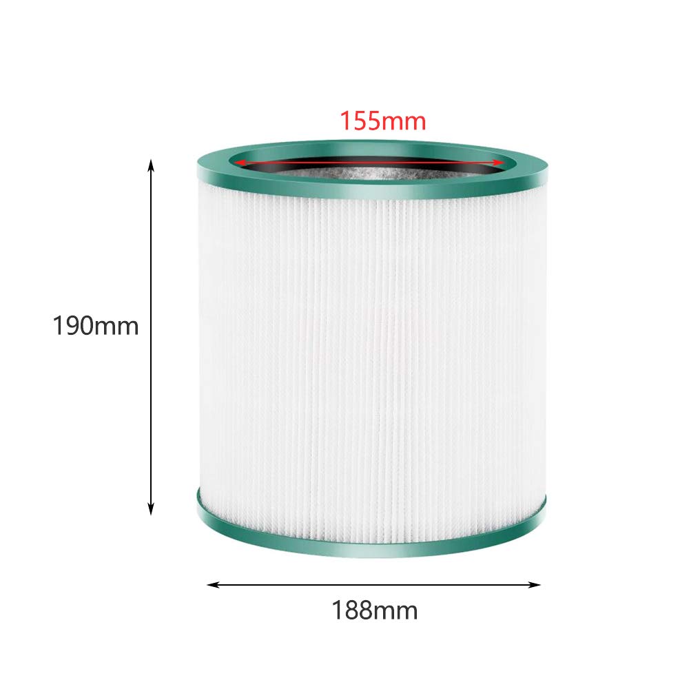 VideoPUP 968126-03 Air Purifier Filter Compatible with Tower Purifier Pure Cool Link TP00 TP01 TP02 TP03 BP01 AM11