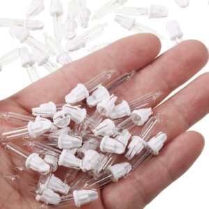 Mudder 60Count 2.5V Christmas 50/100/150/200 Count Mini Incandescent Wire String Lights Replacement Bulbs Indoor/Outdoor Christmas Lights Decor for Home Xmas Tree (White Base with Warm White Bulb)