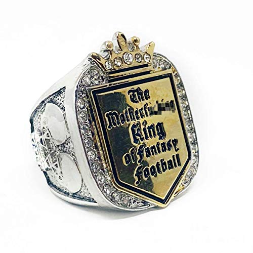 Legacy Rings Fantasy Football Championship Ring Motherf-ing King of Fantasy Football with Display Case (11)