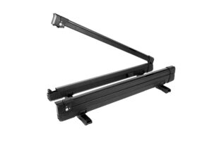 kuat switch 6 - clamshell flip down ski/snowboard rack - black (6 ski or 4 snowboard)