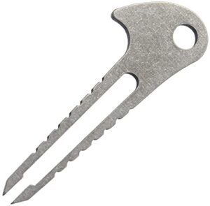 keybar tweezers insert, 1.88in overall, for use with keybar, ti-twzr