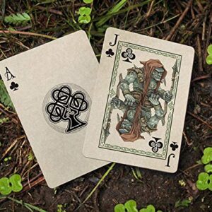 Bicycle Creatures of The FAE Playing Cards Gent Supply, Green