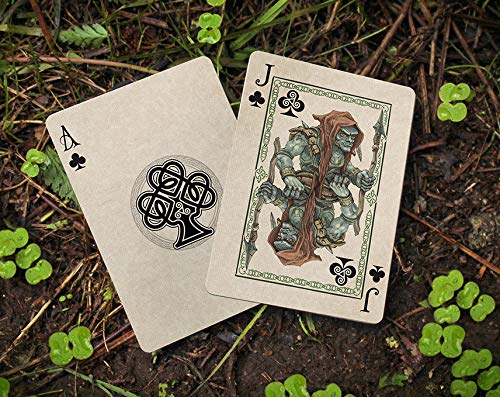 Bicycle Creatures of The FAE Playing Cards Gent Supply, Green