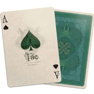 Bicycle Creatures of The FAE Playing Cards Gent Supply, Green