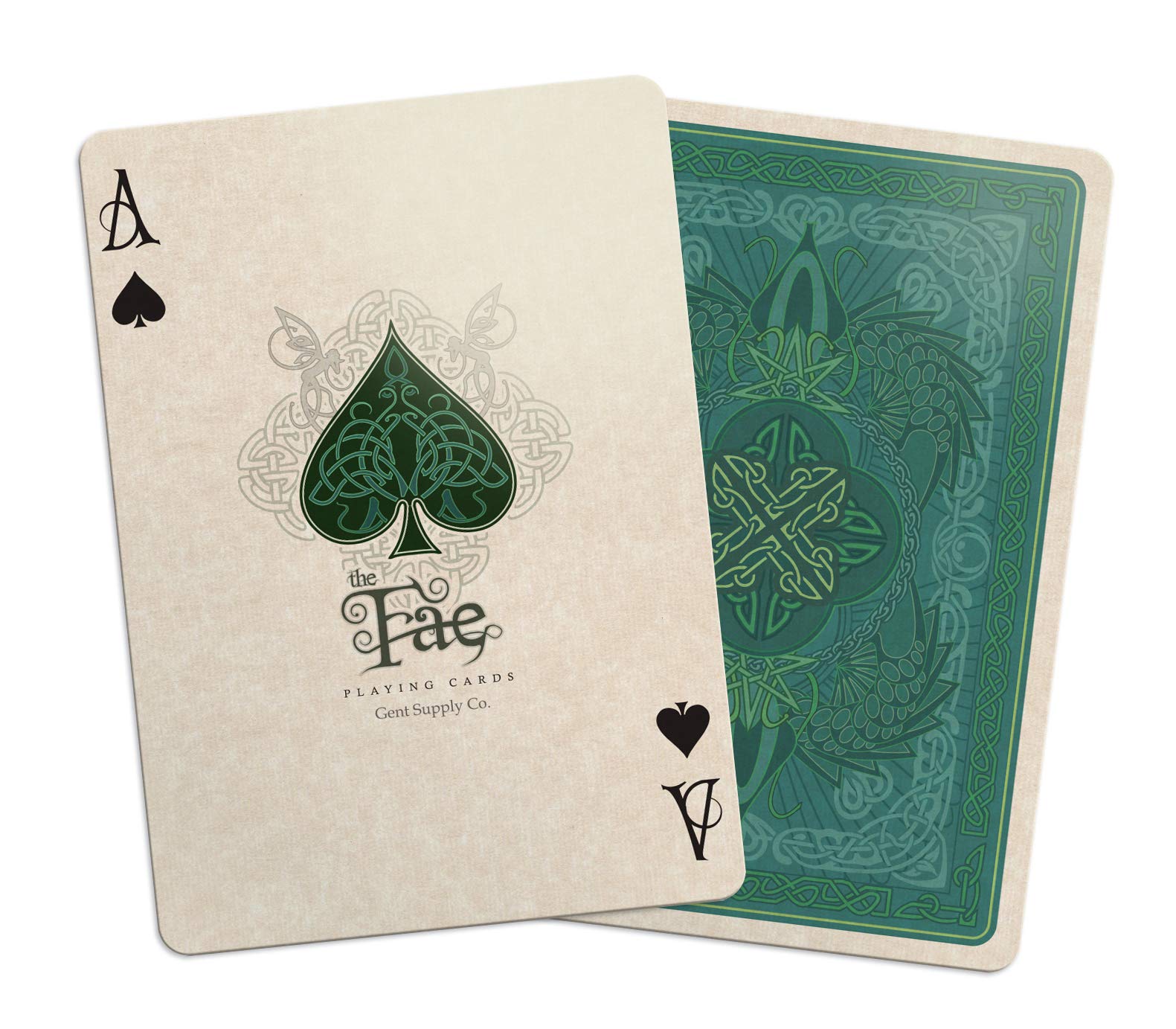 Bicycle Creatures of The FAE Playing Cards Gent Supply, Green