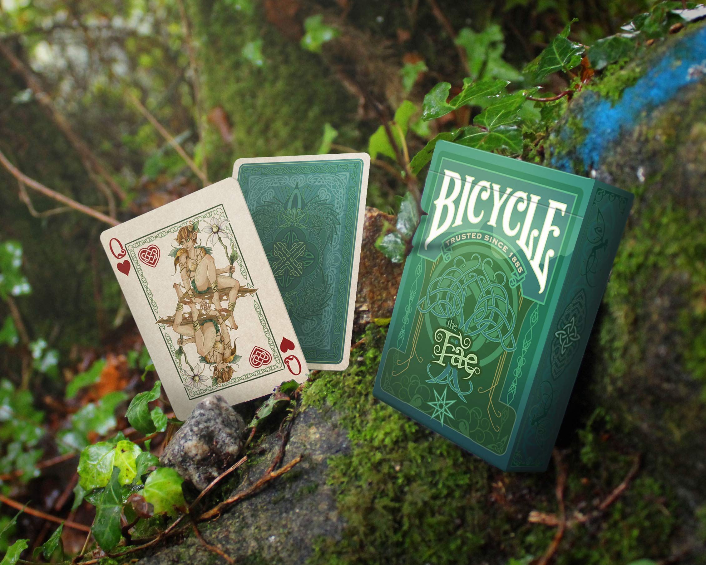 Bicycle Creatures of The FAE Playing Cards Gent Supply, Green