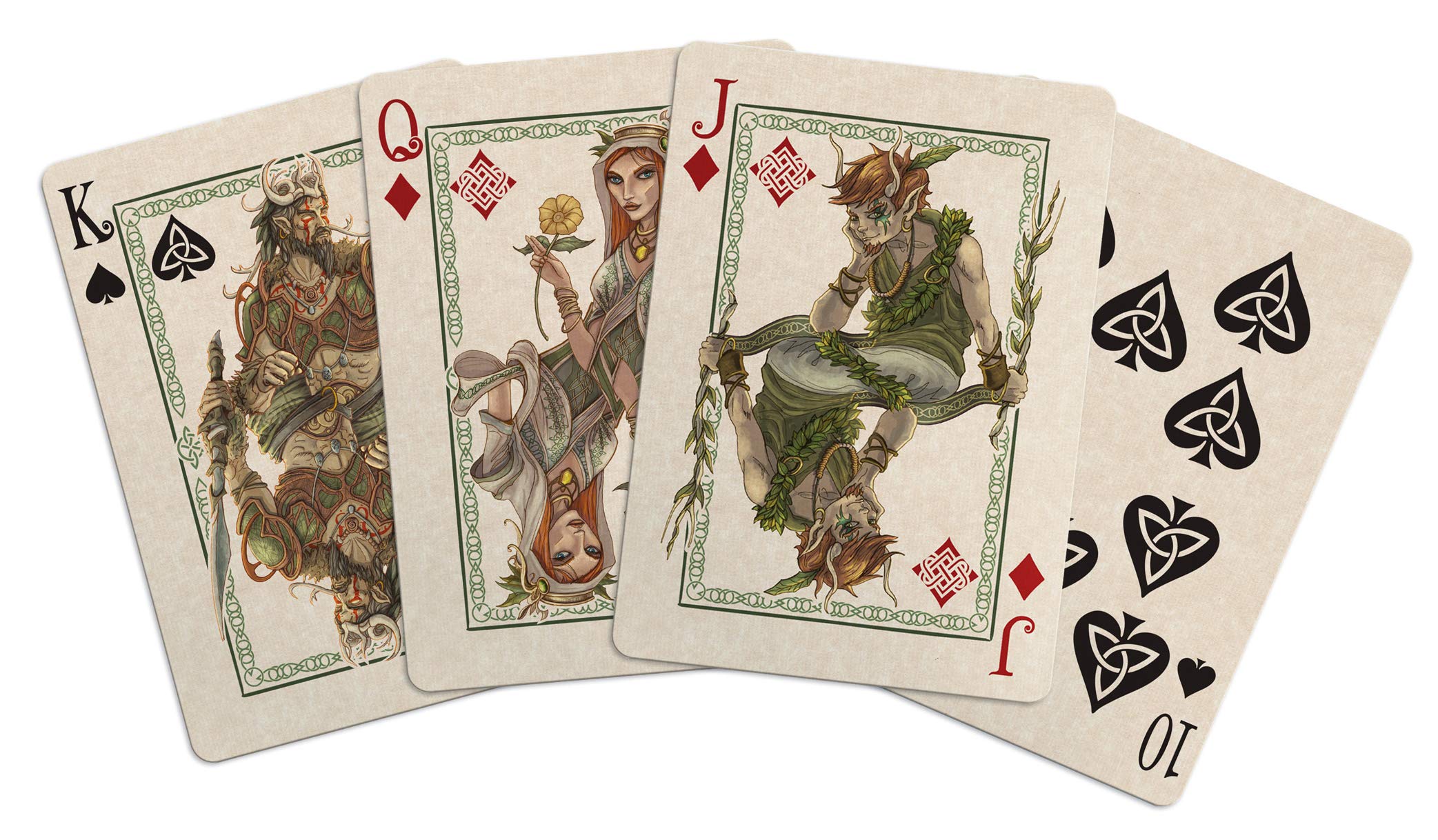 Bicycle Creatures of The FAE Playing Cards Gent Supply, Green