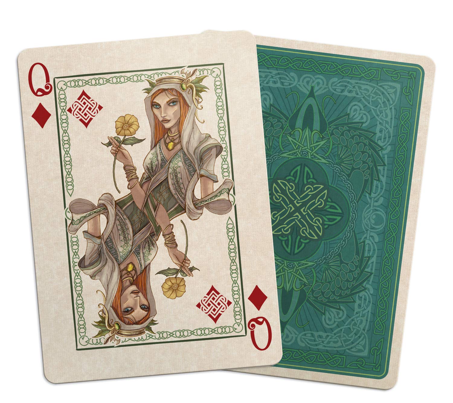 Bicycle Creatures of The FAE Playing Cards Gent Supply, Green