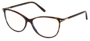 eyeglasses tom ford ft 5616 -b 052 shiny classic dk. havana w. rose gold details