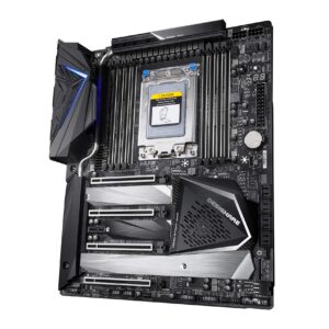 GIGABYTE TRX40 DESIGNARE (sTRX/AMD/TRX40/Direct 16+3 Phase VRM/Fins-Array Heatsink/Gen 4 AIC with 4 Extra M.2/ XL-ATX/Motherboard)