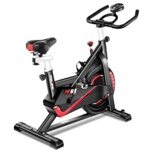 RELIFE REBUILD YOUR LIFE Exercise Bike Indoor Cycling Bike Fitness Stationary All-inclusive Flywheel Bicycle with Resistance for Gym Home Cardio Workout Machine Training New Version