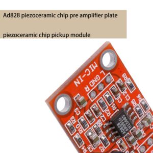 Acxico 3Pcs AD828 Stereo Dynamic Microphone Preamplifier Board Pickup Module DC 3.8V-15V MIC Preamp Module