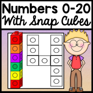 math centers with snap cubes {21 pages for numbers 0-20!} {number activities} {math centers}