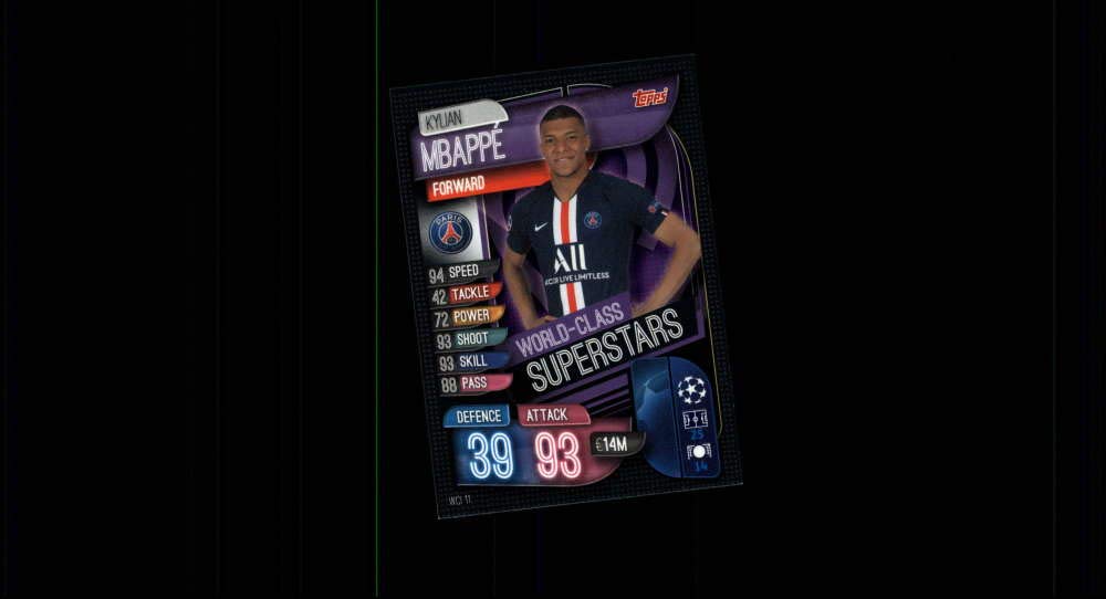 2019-20 Topps UEFA Champions League Match Attax World Class Superstars #WCI 11 Kylian Mbappe PARIS SAINT-GERMAIN Official Futbol Soccer Trading Card Game Playing Card