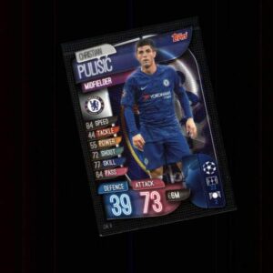 2019-20 Topps UEFA Champions League Match Attax #CHE 9 Christian Pulisic CHELSEA FC Official Futbol Soccer Trading Card Game Playing Card