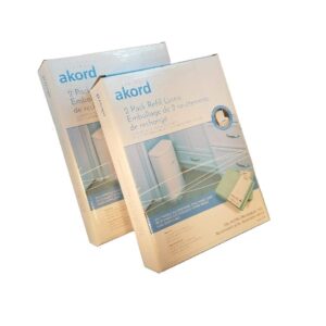 akord 4-pack liner refills for janibell 330 model adult diaper system (2 packs in each of 2 boxes)