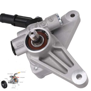 Power Steering Pump for 2005-2008 Honda Pilot 2005-2010 Honda Odyssey 2007-2013 Acura MDX Replace # 56110-RGL-A03 56110-PVJ-A01 56110-RYE-A02 Power Assist Pump