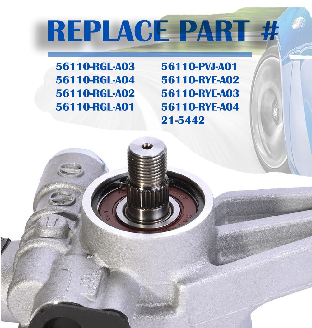 Power Steering Pump for 2005-2008 Honda Pilot 2005-2010 Honda Odyssey 2007-2013 Acura MDX Replace # 56110-RGL-A03 56110-PVJ-A01 56110-RYE-A02 Power Assist Pump