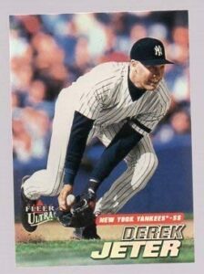 2001 ultra #2 derek jeter mlb baseball trading card