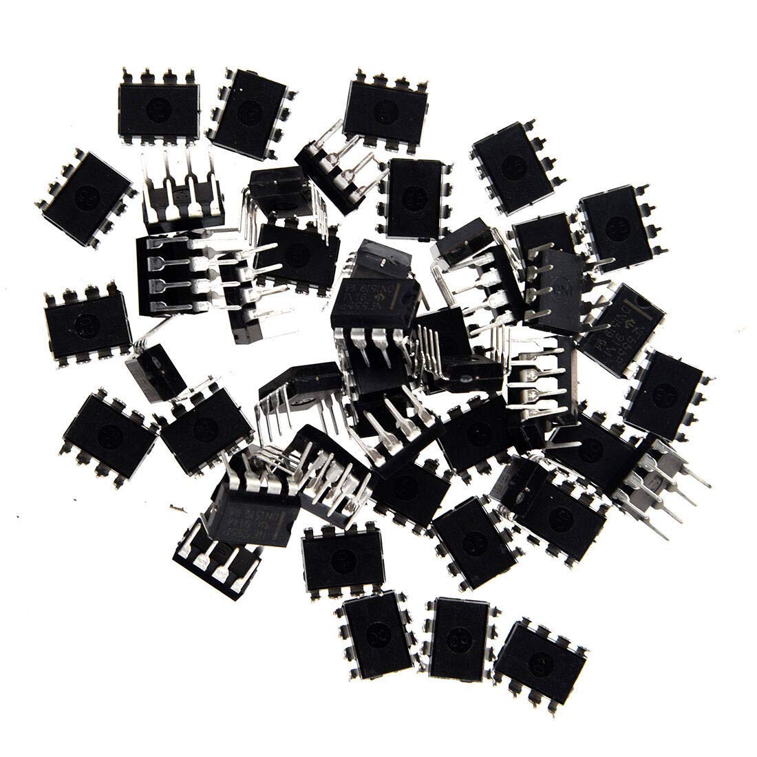 Gump's grocery 50PCS NE555P NE555 DIP-8 Single Bipolar TIMERS IC