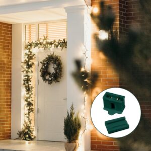 Holiday Christmas Lighting Outlet Female Green Slip Plug, Zip Plug, Vampire Plug, Gilbert Plug, 25 Pack (SPT-1)