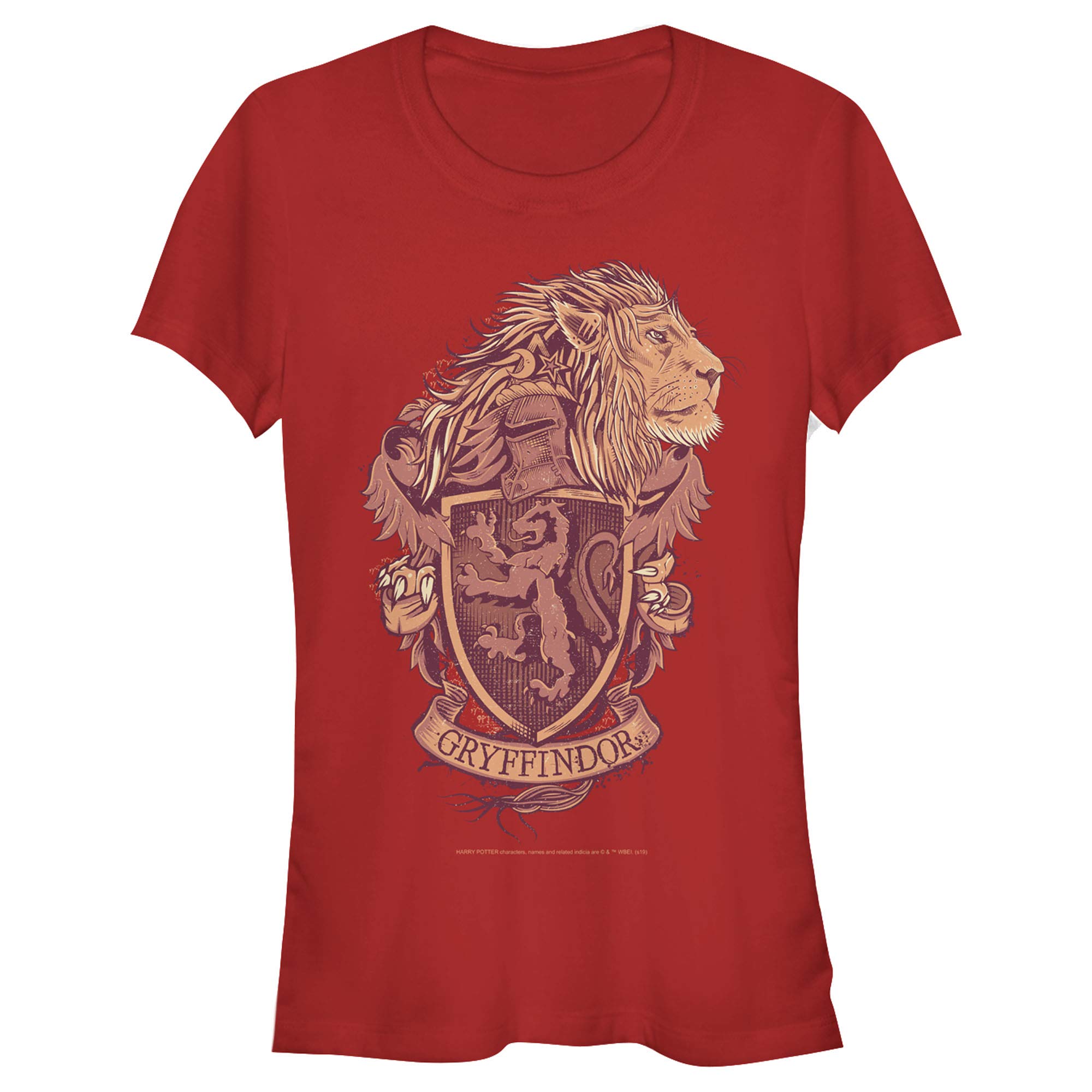 Harry Potter Juniors Crew Tee, Red, X-Large