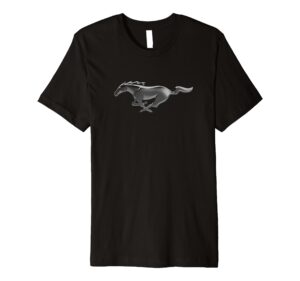 ford mustang modern pony logo premium t-shirt