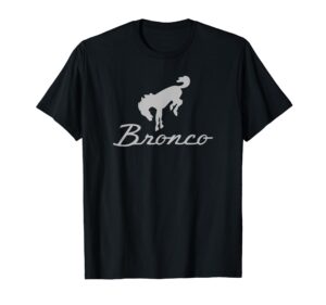 ford bronco gray logo t-shirt