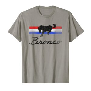 Ford Bronco Logo Stripes T-Shirt