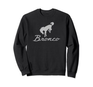 ford bronco gray logo sweatshirt