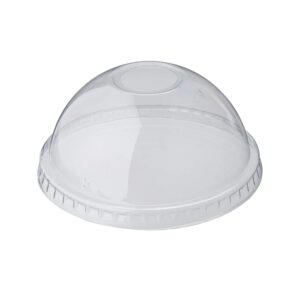 georgia-pacific dixie dome lid for 14 oz. to 24 oz. pete cold cups by gp pro (georgia-pacific): clear: dl1424pet: 1:000 count (100 lids per sleeve: 10 sleeves per case)